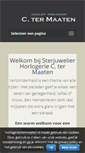 Mobile Screenshot of horlogeriectermaaten.nl